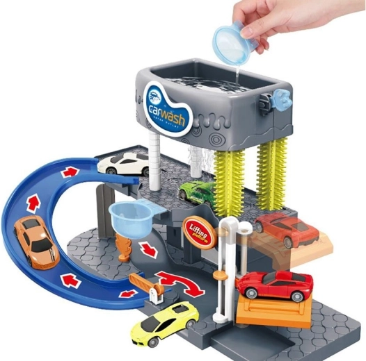 Realistiškas plovimas su tikru tekančiu vandeniu