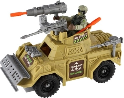 Realistiškas šarvuotas laisvos eigos automobilis