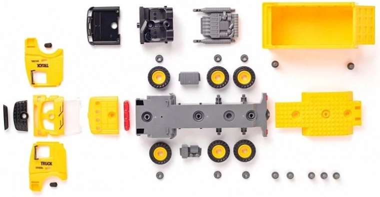 Build and Go: screw-together dump truck