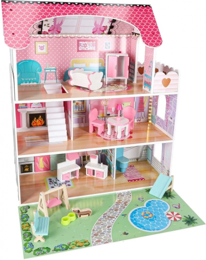 Daugiaaukštis namelis su 6 zonomis