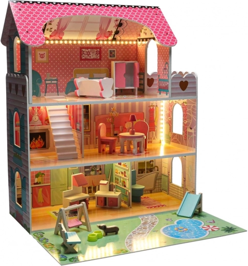 Šiltas LED apšvietimas jaukiai atmosferai