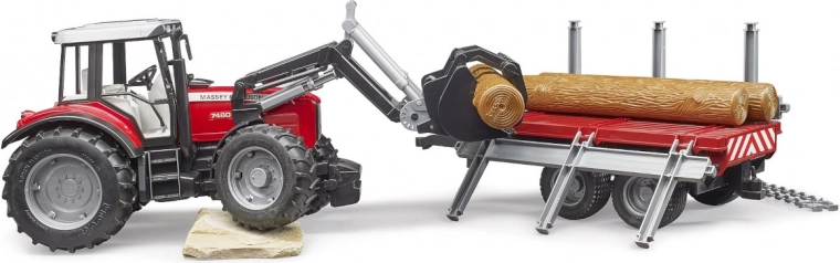 Veikiantis priekinis krautuvas realistiškam darbui