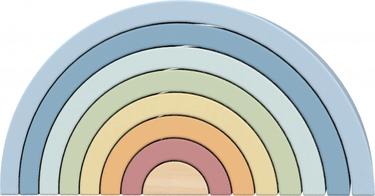 Aštuoni pasteliniai lankai beribiam statymui