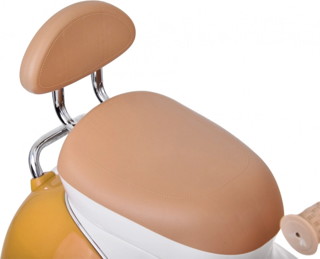 Comfortable seat with backrest