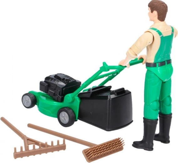 Realistinė vejapjovė su nuimamu krepšiu