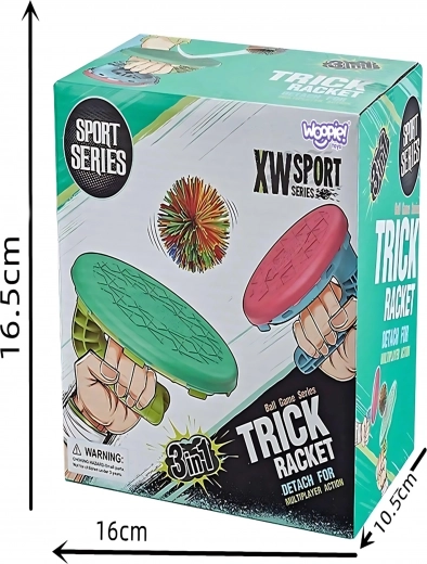 3-in-1 fun: catch, hit, show a trick