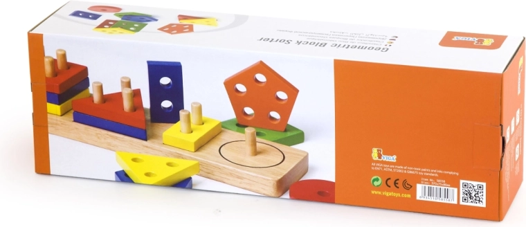 Figūrų ir spalvų mokymasis nuo 2 metų