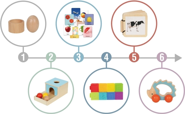 Medinis Montessori didaktinis žaislas