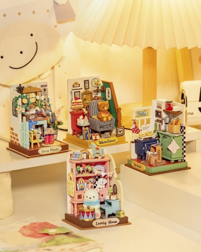 Žavingas mini sodas kaip dekoracija