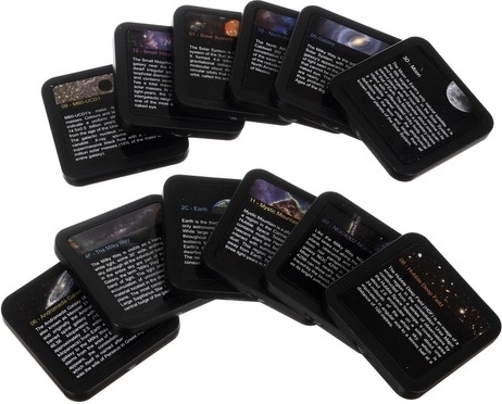 13 keičiamų filmų diskų su realistišku kosmosu