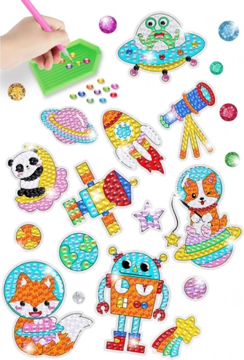 Spalvingi mozaikiniai lipdukai