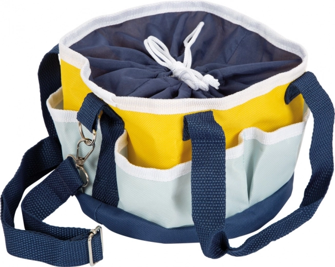 Praktiškas krepšys su užveržimu ir kišenėmis