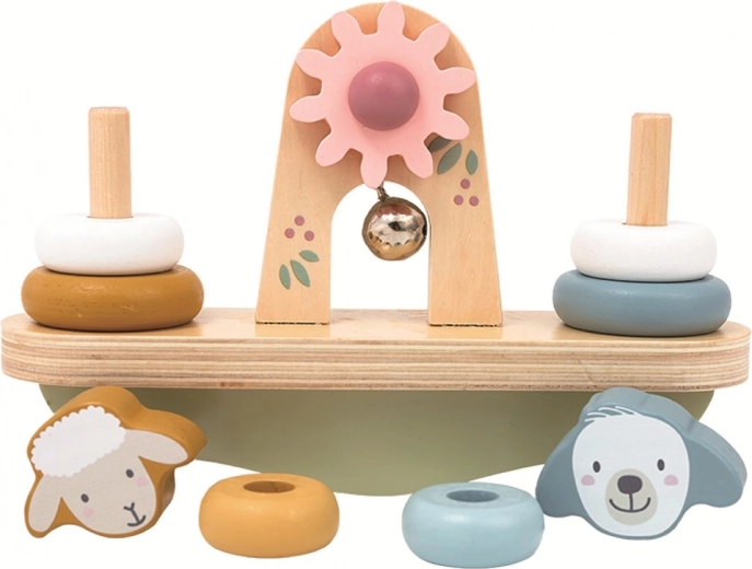 Quality wooden design in pastel colors