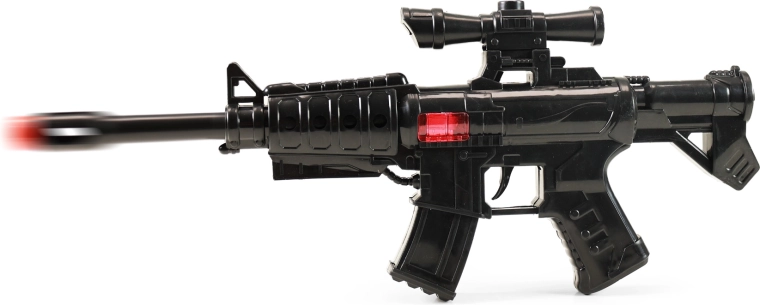 Plastikinis automatas saugiam veiksmo žaidimui