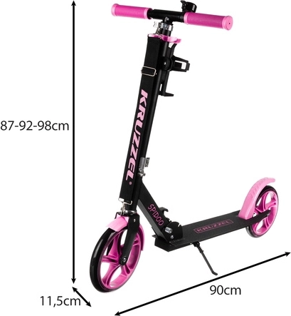 Dideli 200 mm ratai sklandžiam važiavimui