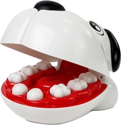 Šuniuko galva su išimamais dantimis