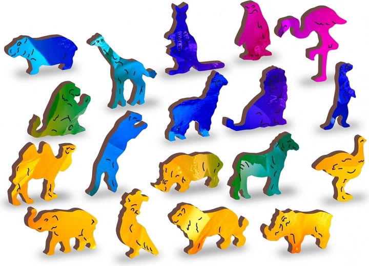 Double-sided puzzle 2-in-1
