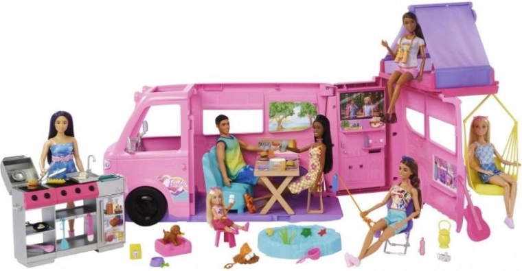 Transformuojamas kemperis su 7 žaidimų zonomis