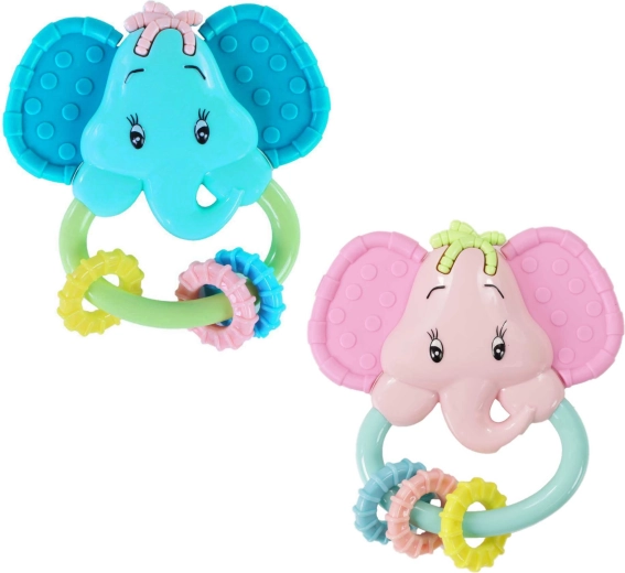 Linksmas barškėjimas ir spalvinė stimuliacija