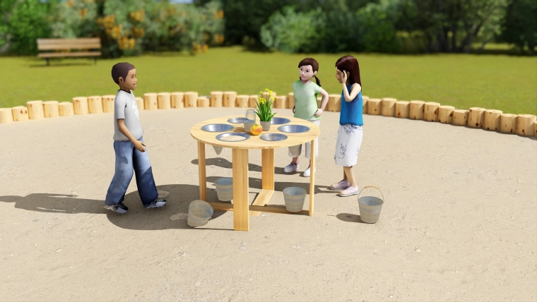 Ideal for group play for 1–4 children
