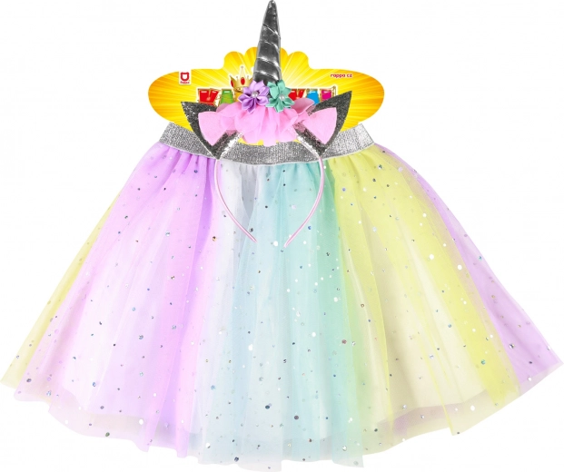 Magical rainbow tutu skirt