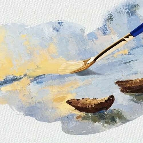 Puikiai tinka akrilui, aliejui ir tekstūroms