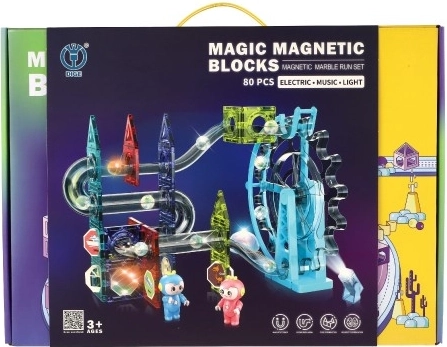 Elektrinis ratas su muzika kaip keltuvas rutuliukams