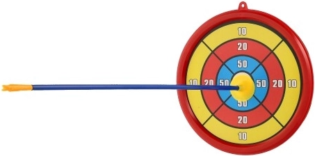 Spalvingas taikinys su taškais