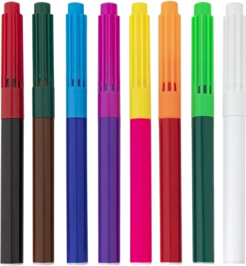 Bright colors and fine tip