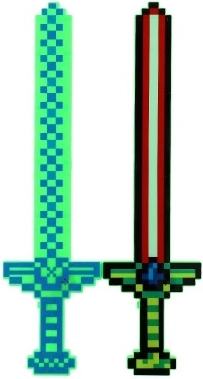 Retro pikselių dizainas