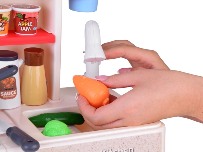 Veikiantis maišytuvas su vandens cirkuliacija