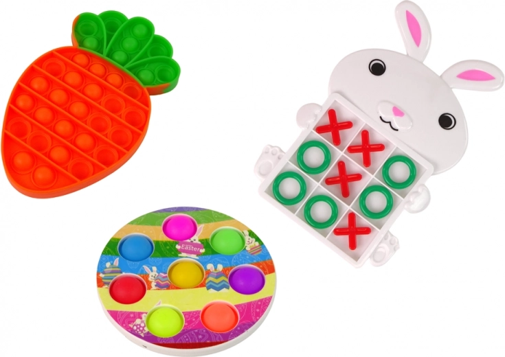 Sensorinis smagumas su pop it ir lytėjimo elementais