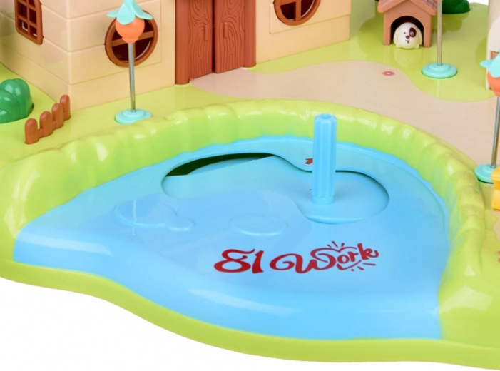 Magnetinis personažų judėjimas tvenkinyje