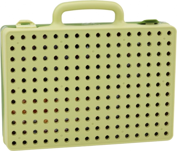Practical carry case with a perforated base