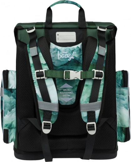 Ergonominė kuprinė su reguliuojama sistema