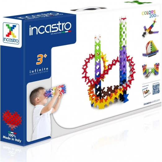 200 pieces in 10 vibrant colors