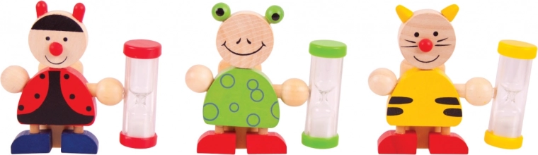 3 minučių smėlio laikrodis teisingam valymui