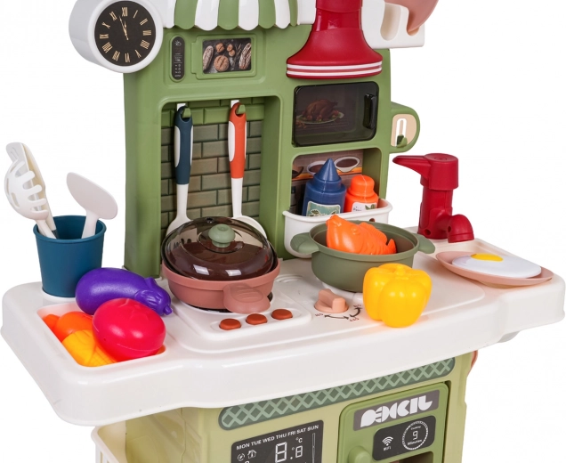 Funkcinis čiaupas su tekančiu vandeniu