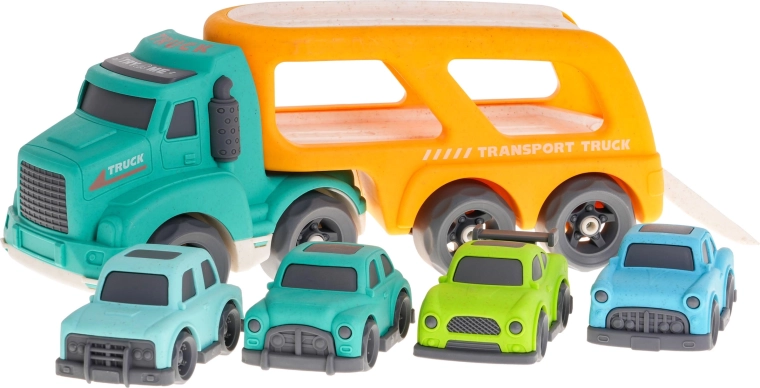 Atjungiama platforma ir 4 automobiliukai