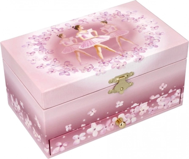 Žavus baleto motyvas ir švelni rožinė spalva