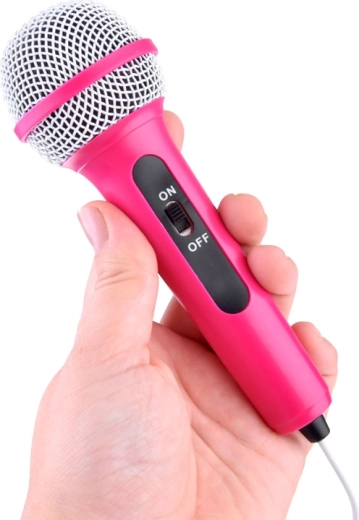 Karaoke bet kada – mikrofonas komplekte
