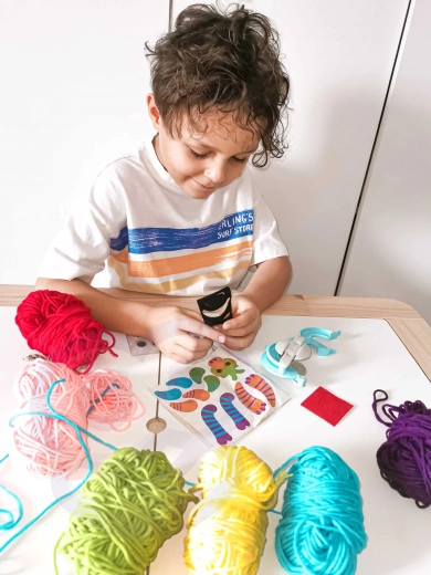 Skatina kūrybiškumą ir motoriką