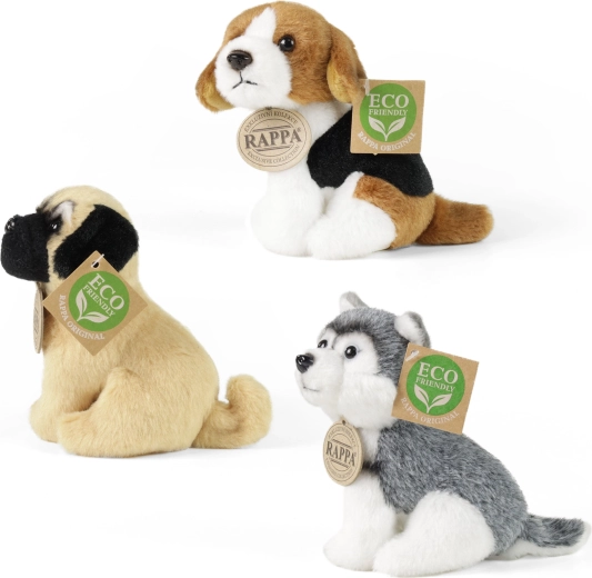 Realistiškos veislės: Biglis, Mopsas ir Haskis