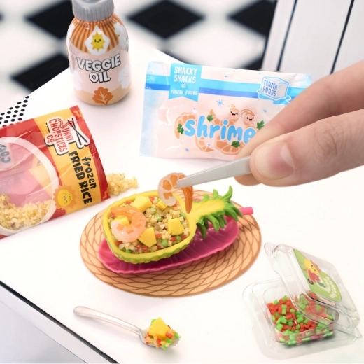 Realistiški mini ingredientai ir įrankiai
