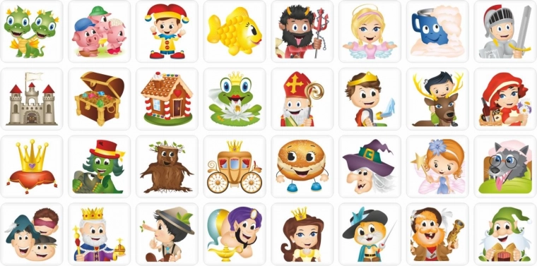 Ryškios pasakų iliustracijos