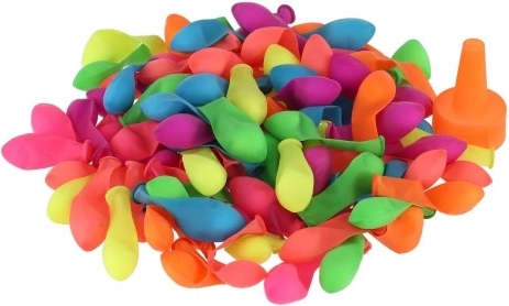 100 spalvotų balionėlių maksimaliai pramogai