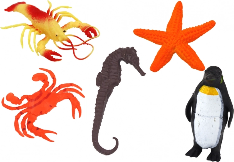 Colorful animal figures