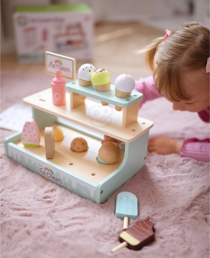 Kokybiškas medinis atlikimas pastelinių spalvų