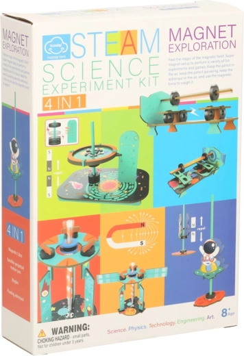 4 viename: magnetiniai eksperimentai smalsiems vaikams