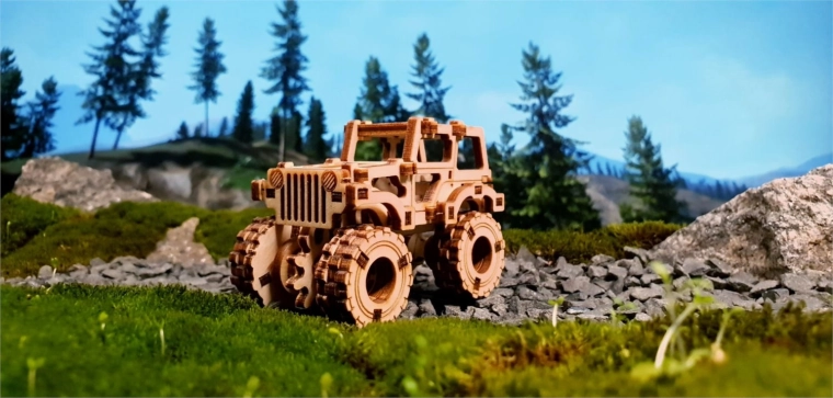 Detali monster truck konstrukcija